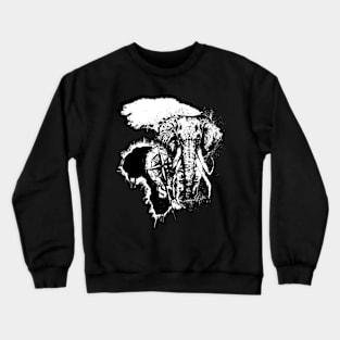 African Elepahant Crewneck Sweatshirt